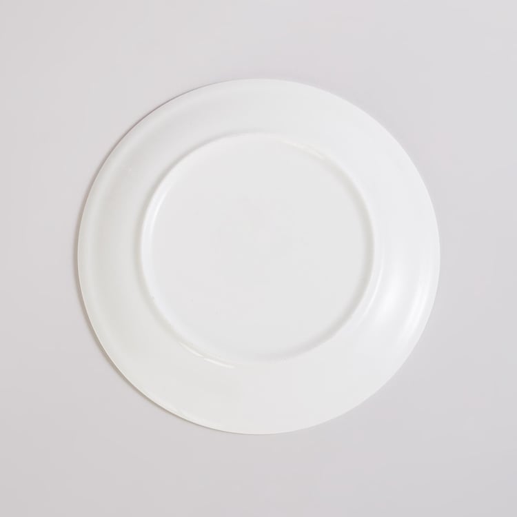 Fiesta White Printed Bone China Side Plate - 18cm