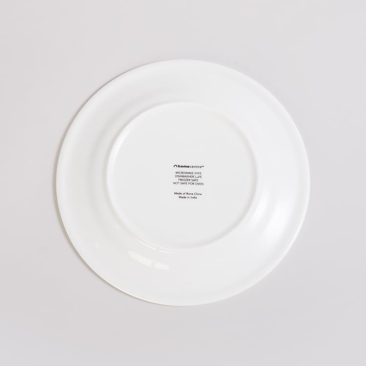 Fiesta White Golden Geometric Bone China Side Plate - 18cm