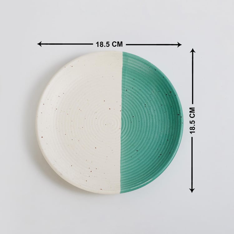 Fiesta Teal Solid Stoneware Side Plate - 18cm