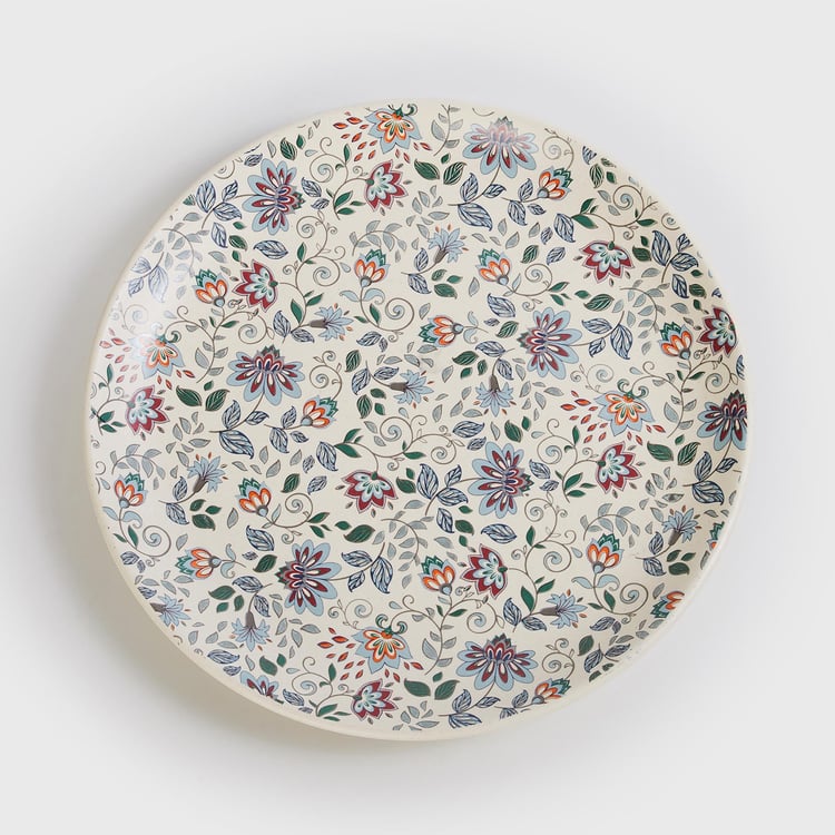 Fiesta Multicolour Printed Stoneware Dinner Plate - 26.5cm