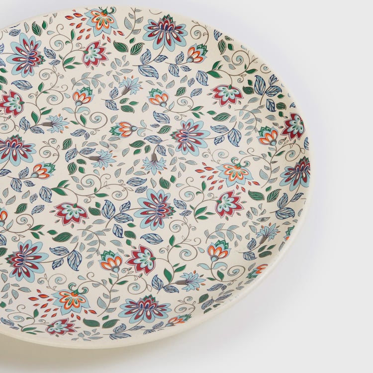 Fiesta Multicolour Printed Stoneware Dinner Plate - 26.5cm