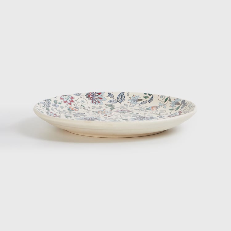 Fiesta Multicolour Printed Stoneware Side Plate - 18cm