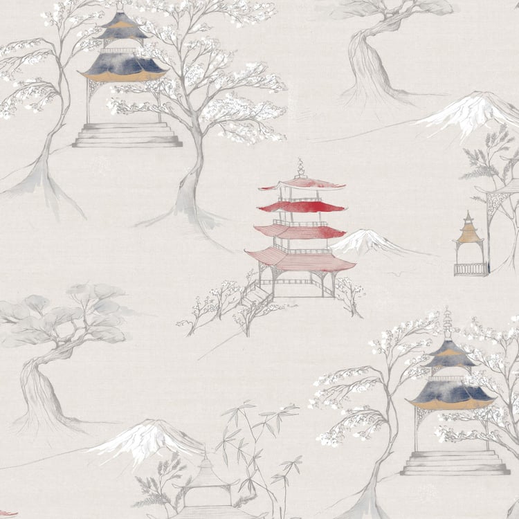 Art of Asia Cotton 180TC Printed 3Pcs Fitted King Bedsheet Set