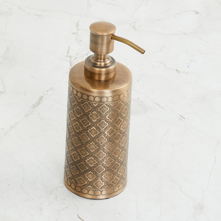 Panama Legacy Antique Gold Metal Soap Dispenser - 260ml