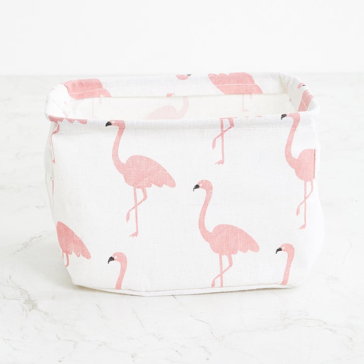 Corsica Slate Polyester Storage Basket