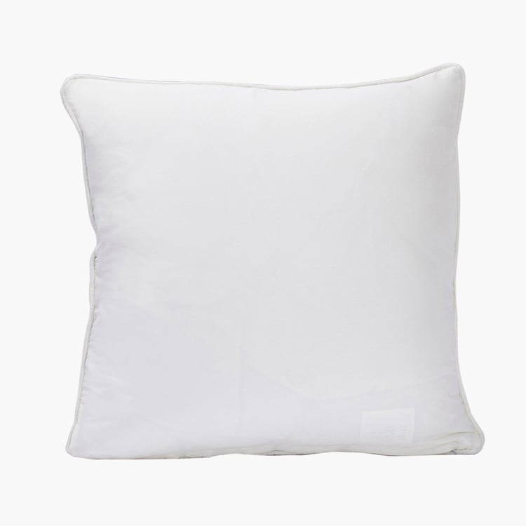 MASPAR Nostalgic Attire Grey Textured Cotton Cushion Cover - 45 x 45 cm