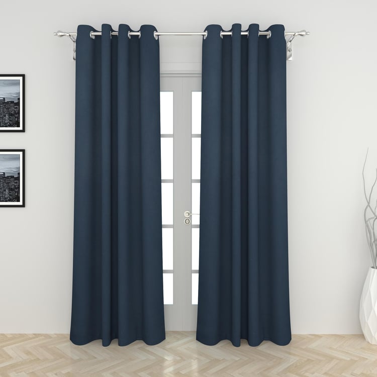 Colour Connect Set of 2 Blackout Door Curtains