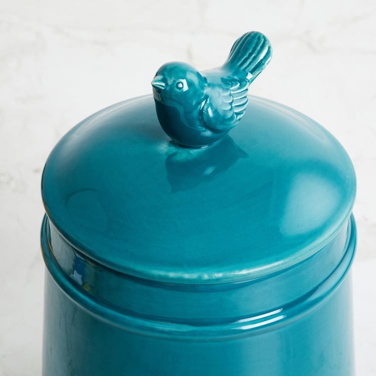 Splendid Ceramic Bird Decorative Jar