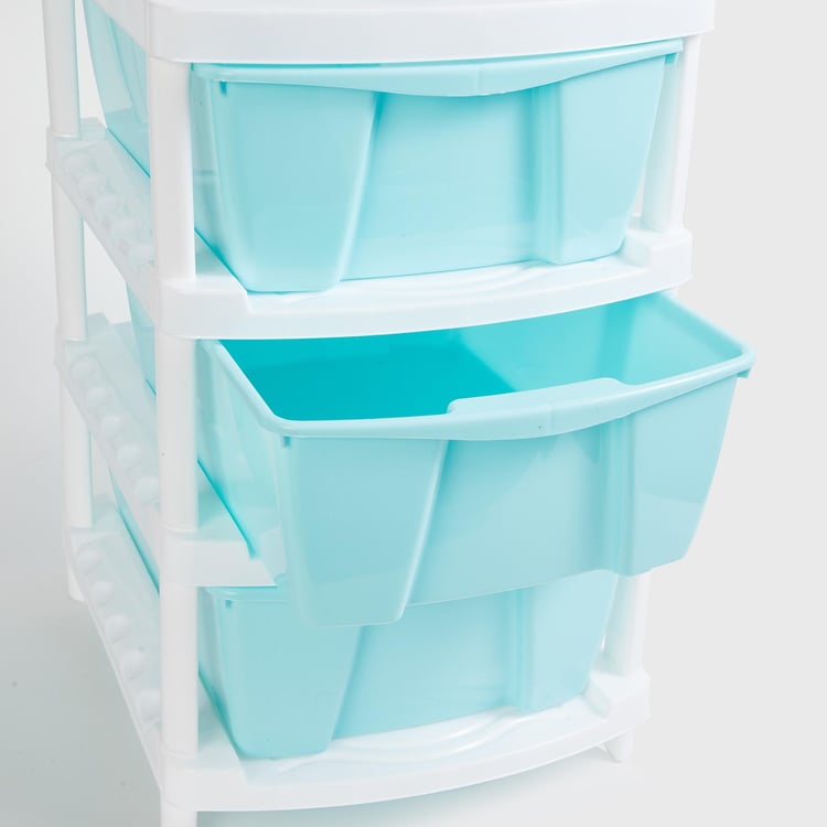 Omnia Polypropylene Multi-Purpose 3-Tier Drawers