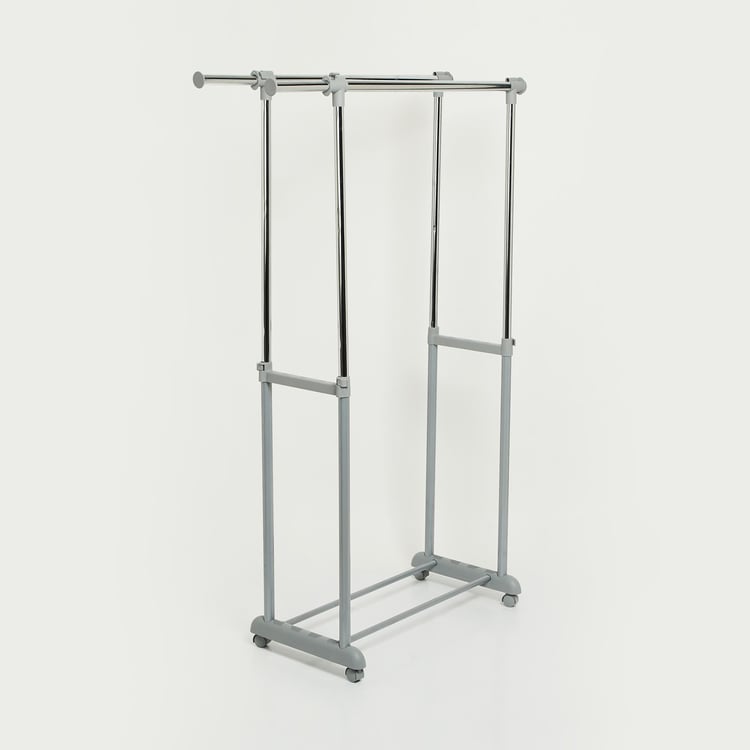 Omnia Stainless Steel Double Garment Rack