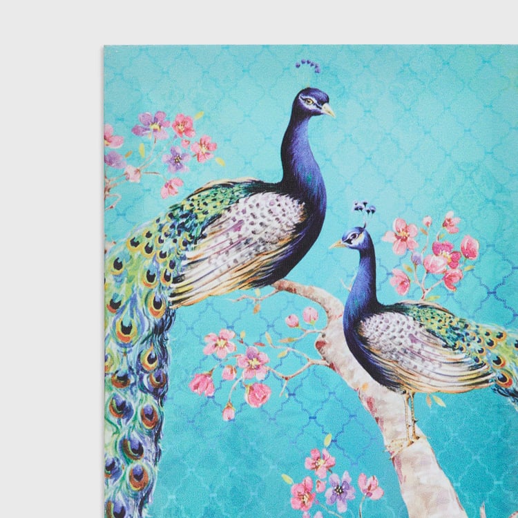 Abbey Peacock Set of 2 Canvas Picture Frames - 25x30cm