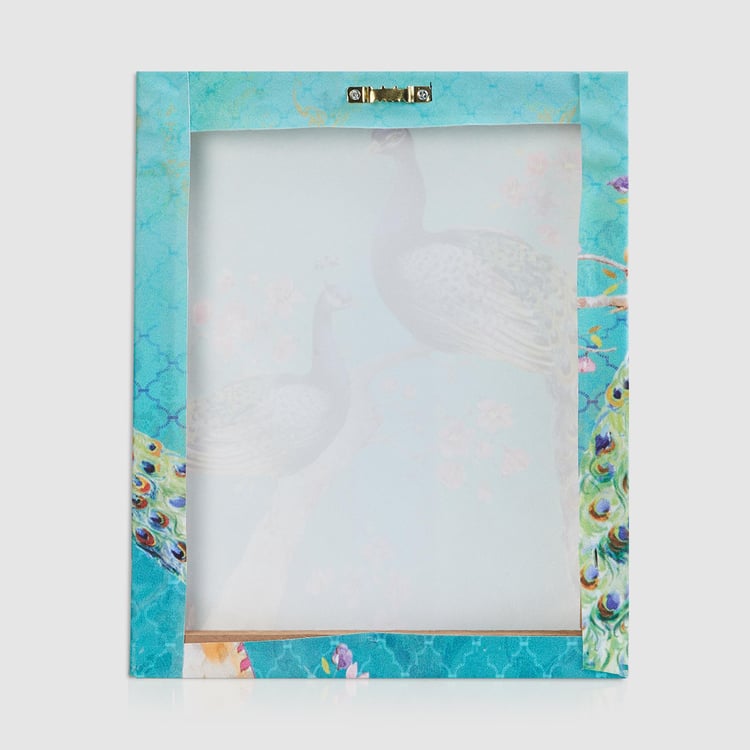 Abbey Peacock Set of 2 Canvas Picture Frames - 25x30cm