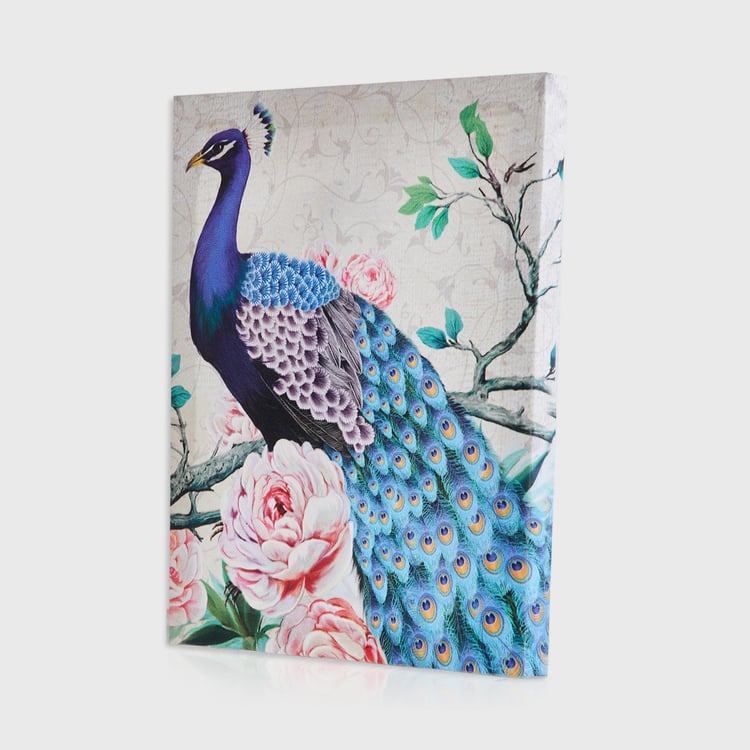 Abbey Peacock Set of 2 Canvas Picture Frames - 25x30cm