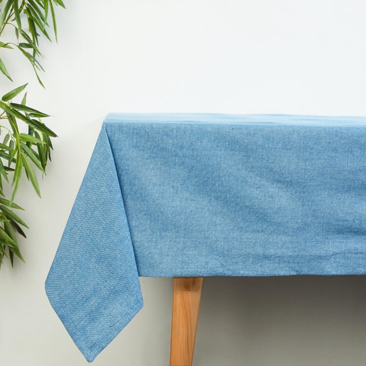 Medora Chamber Red Woven Cotton Table Cloth - 150x250cm