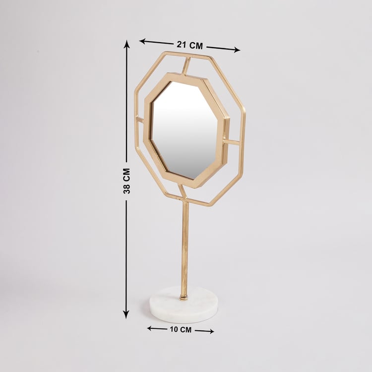 Eternity Marble Base Table Mirror