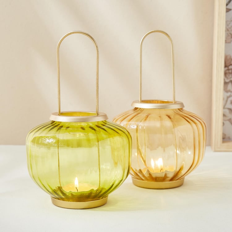 Splendid Glass Hanging T-Light Holder