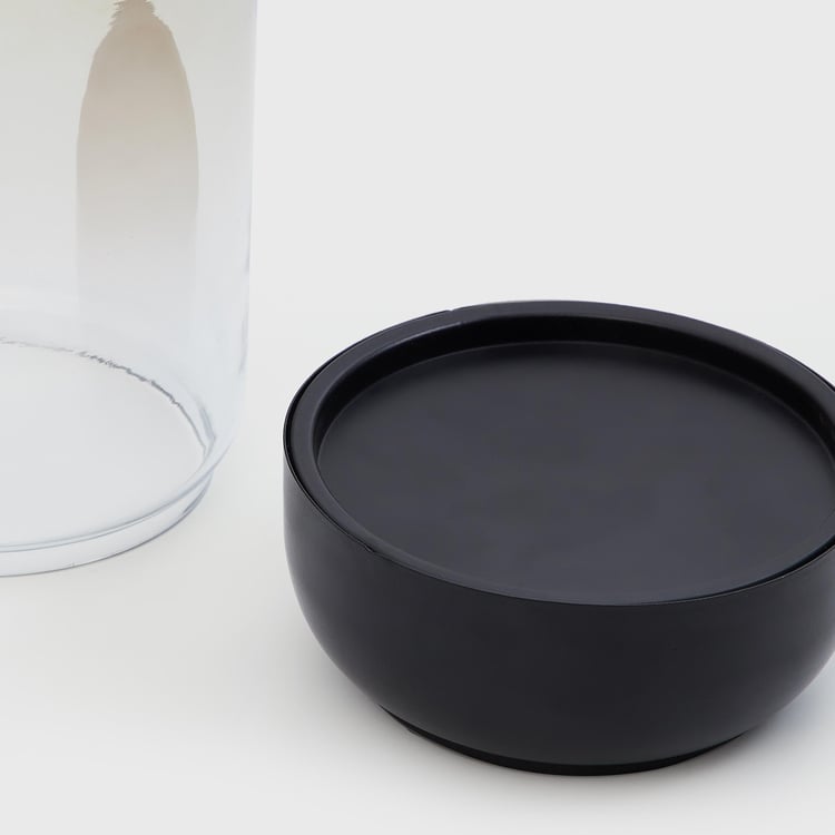 Splendid Glass Vase with Metal Holder