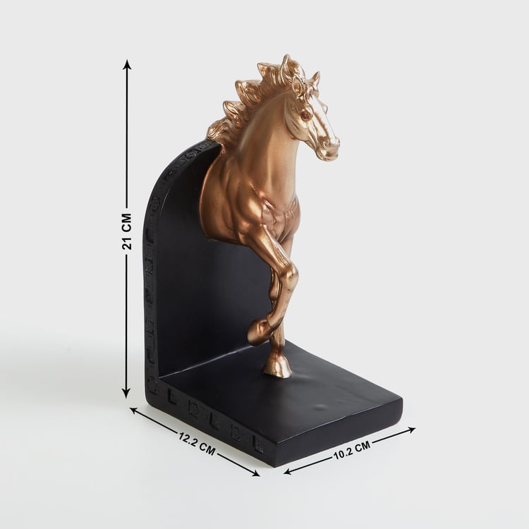 Jaguar Ceramic Horse Book End