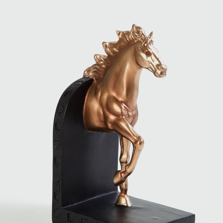 Jaguar Ceramic Horse Book End