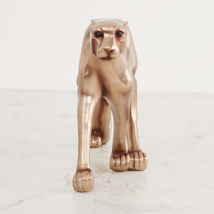 Jaguar Polyresin Leopard Figurine