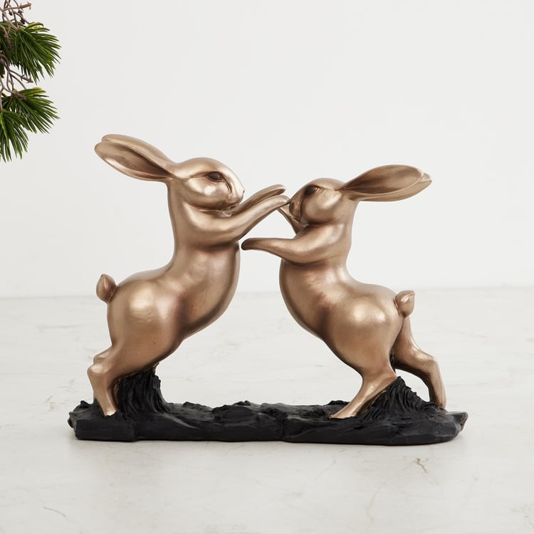 Jaguar Polyresin Bunny Figurine