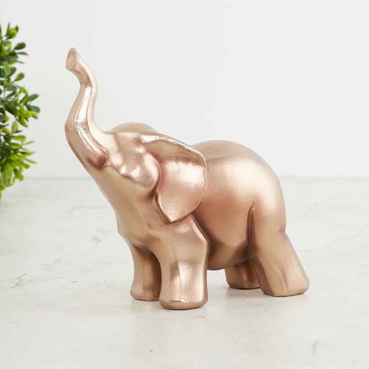 Jaguar Polyresin Elephant Figurine