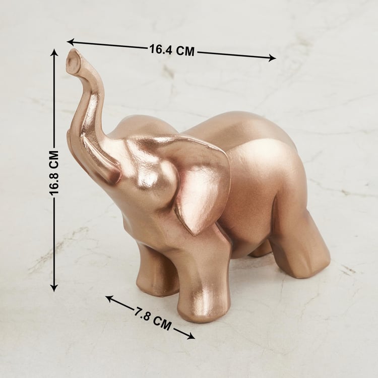 Jaguar Polyresin Elephant Figurine