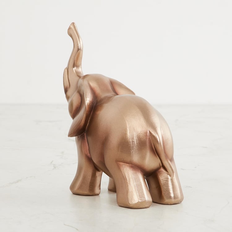 Jaguar Polyresin Elephant Figurine