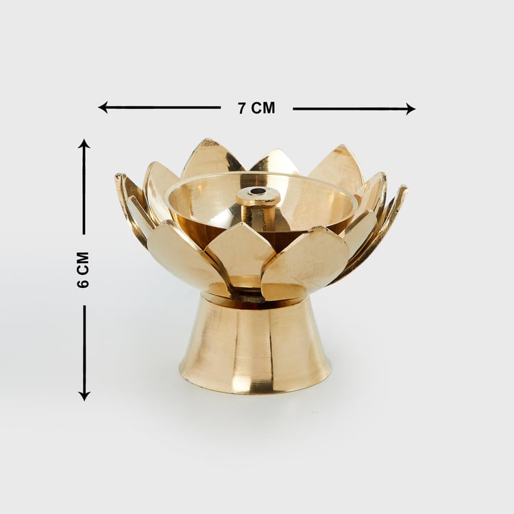 Upasana Metal Petal Diya