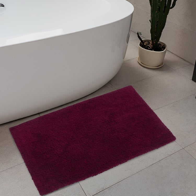 Colour Connect Hilda Cotton Bath Mat - 60x40cm