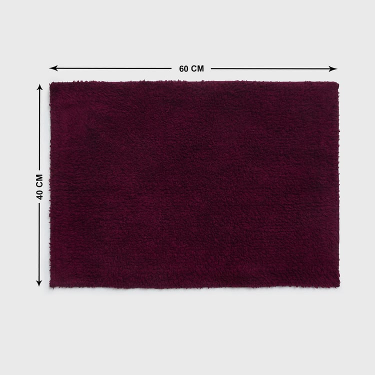 Colour Connect Hilda Cotton Bath Mat - 60x40cm