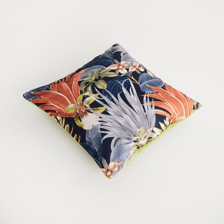 Brilliance Blue Printed Cushion Cover - 40x40cm