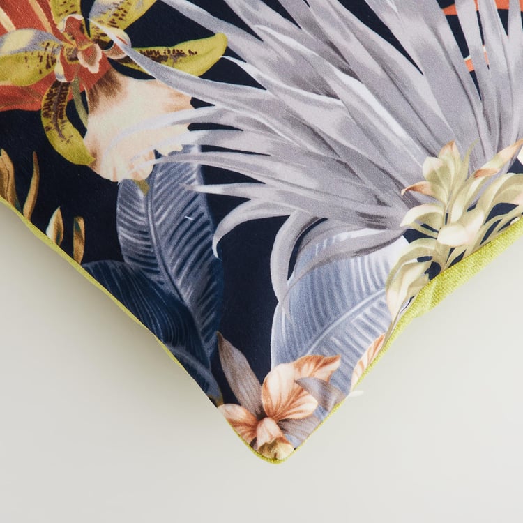 Brilliance Blue Printed Cushion Cover - 40x40cm