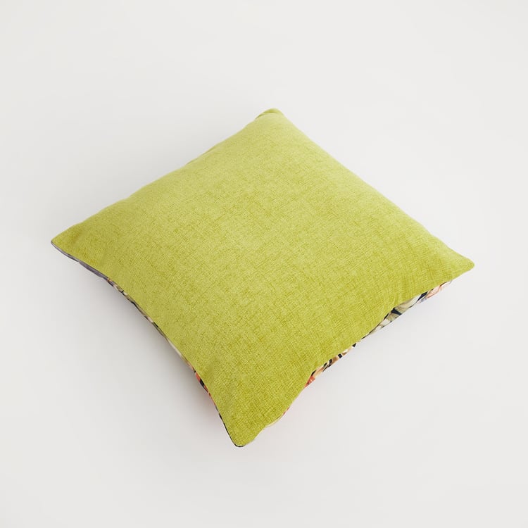 Brilliance Blue Printed Cushion Cover - 40x40cm
