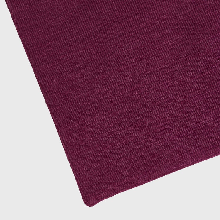 Colour Connect Purple Solid Cotton Placemat - 33 x 48 cm