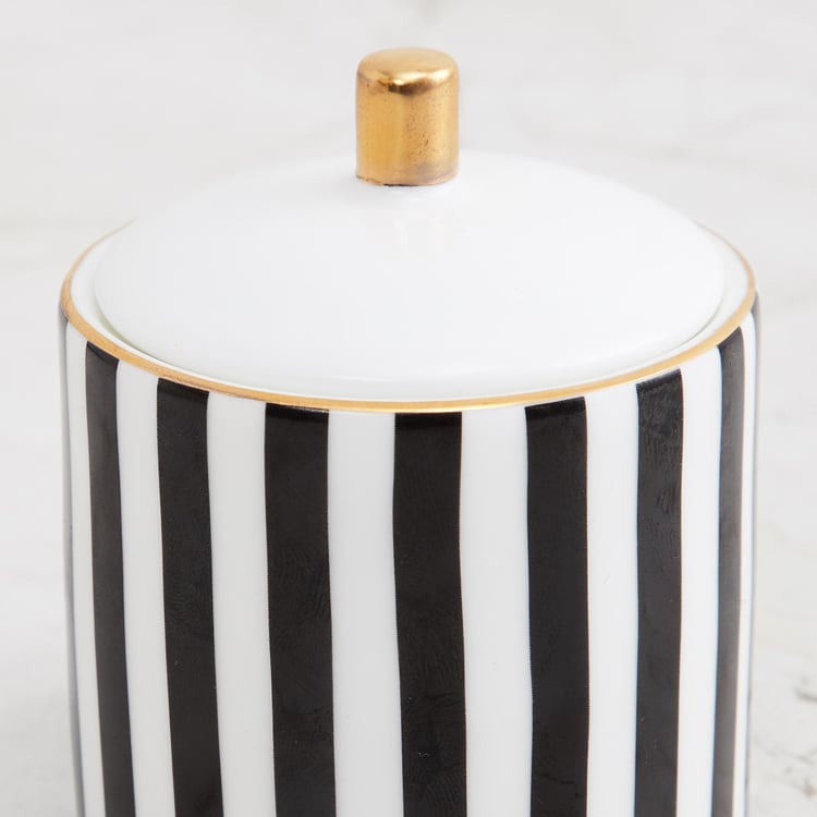 Andrey Charlie Bone China Striped Sugar Pot - 180ml