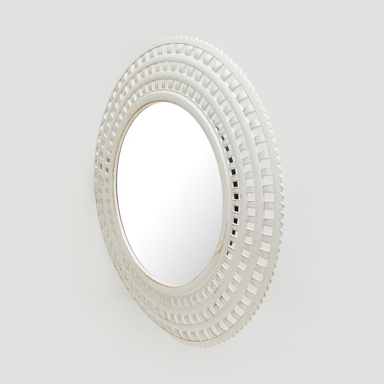 Corsica Reflection Round Decorative Mirror - 40.6cm