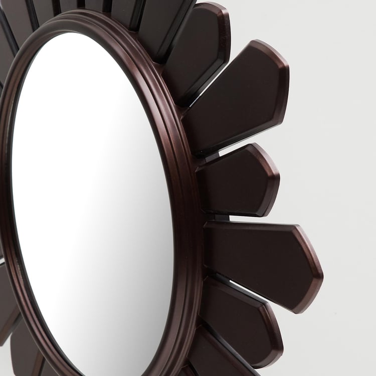 Corsica Reflection Round Decorative Mirror - 39.4cm