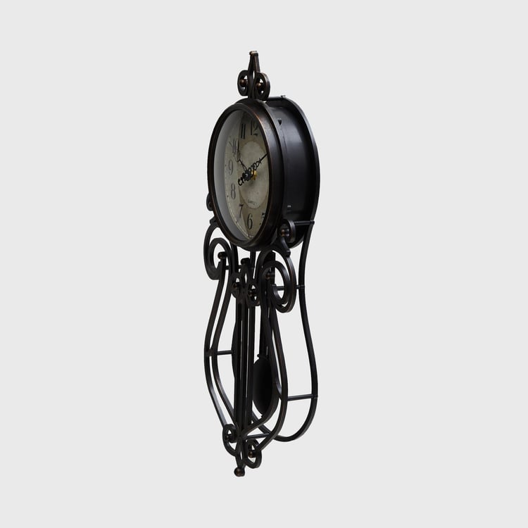 Corsica Telsa Pendulum Wall Clock - 50.5x23cm