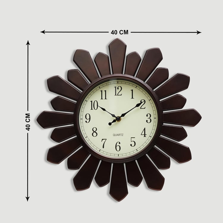 Corsica Telsa Flower Wall Clock - 39.4cm