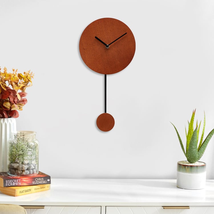 Corsica Telsa Pendulum Wall Clock - 40x20cm