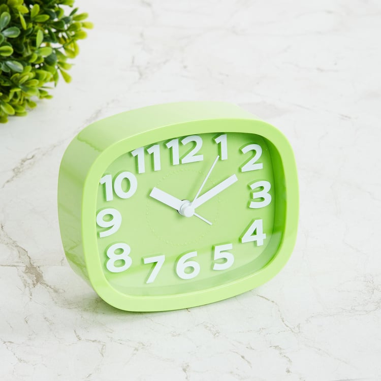 Corsica Slate Alarm Clock - 11.5x9.5cm