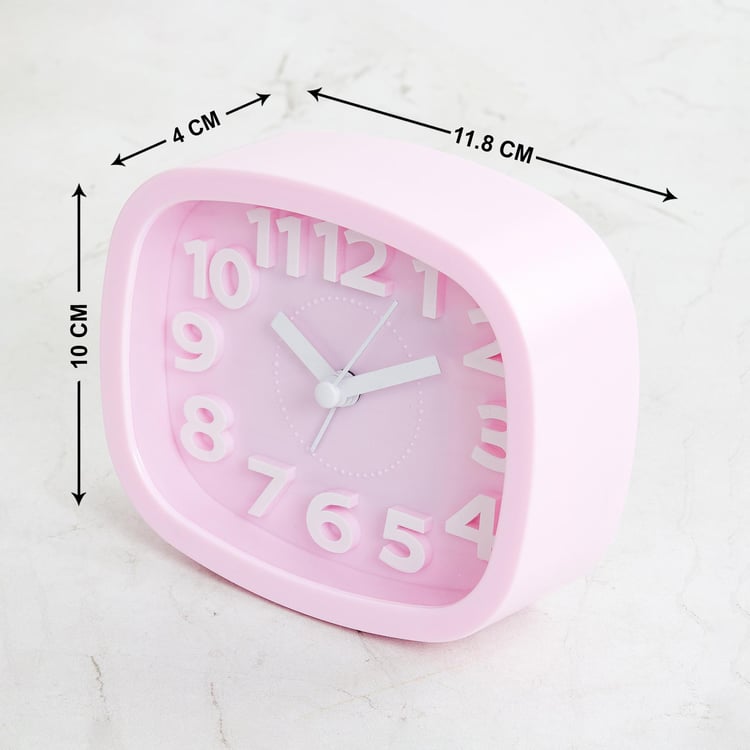 Corsica Slate Alarm Clock - 11.5x9.5cm