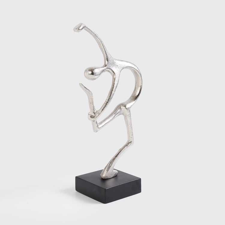 Fiesta Silver Solid Metal Dancing Figurine