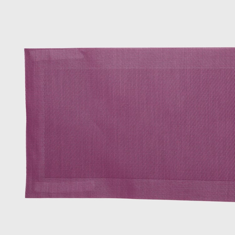 Colour Connect Purple Solid Table Runner - 30x120cm