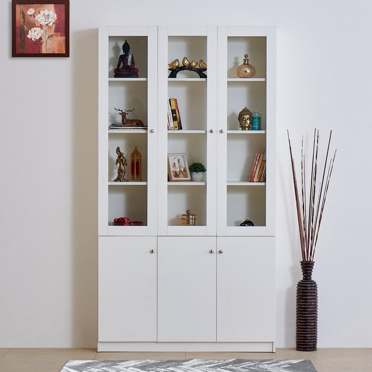 Buy Reynan 3-Door Book Cabinet - White from Helios by Home Centre at ...