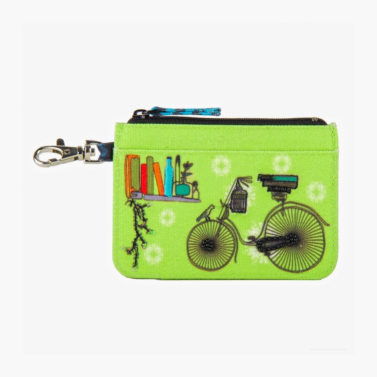 PINAKEN Brain Bridge Multicolour Printed Card Wallet