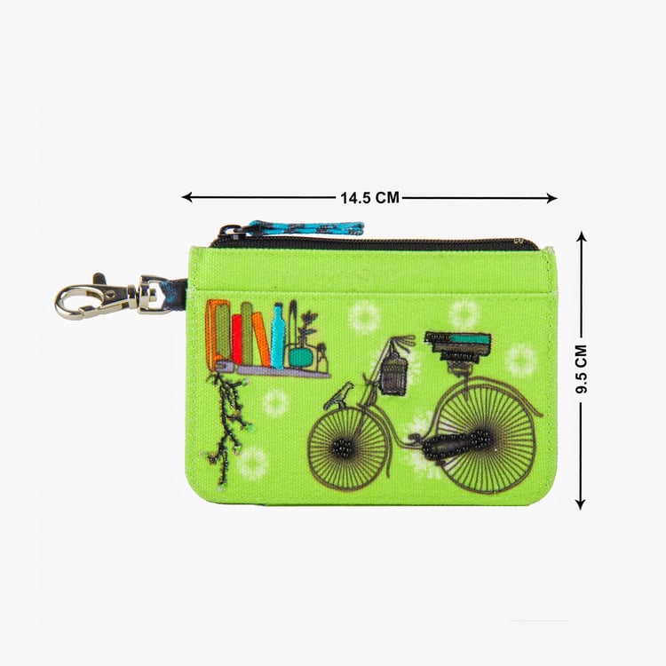 PINAKEN Brain Bridge Multicolour Printed Card Wallet