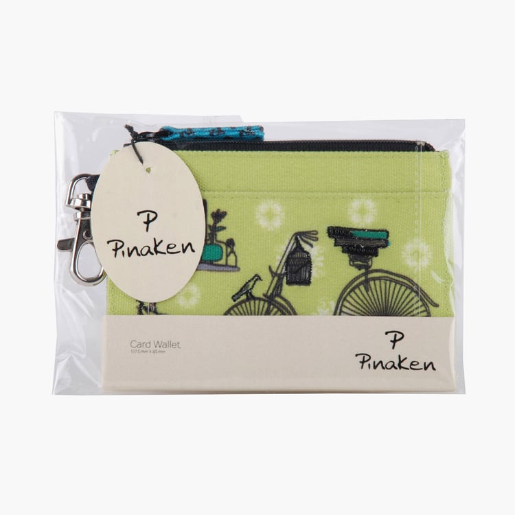 PINAKEN Brain Bridge Multicolour Printed Card Wallet