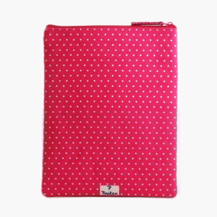 PINAKEN Flamingo Blush Multicolour Printed iPad And Tablet Cover - 22.5x27.5cm